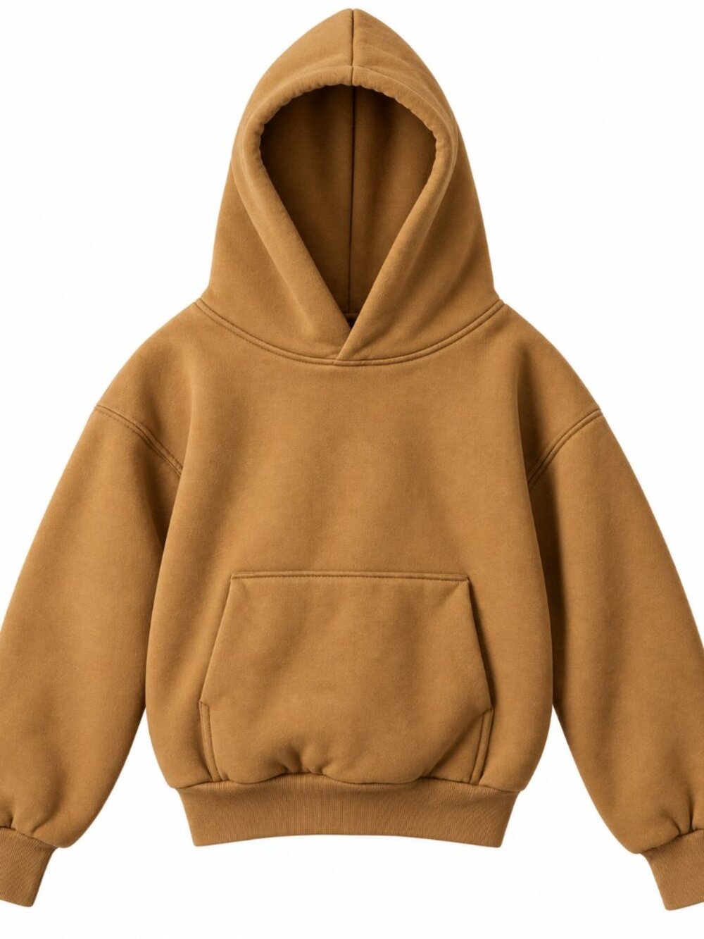 YZY x GAP Kids Double Layer Hoodie Light Brown XXS